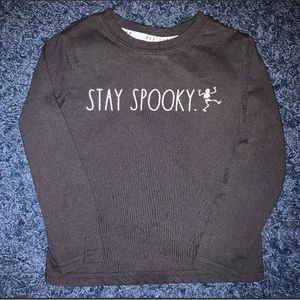 Rae Dunn boys Halloween long sleeve shirt